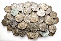 A lot containing 62 bronze coins. All: First Tetrarchy Folles. Very fine to extremely fine. LOT SOLD AS IS, NO RETURNS. 62 coins in lot.


From the...