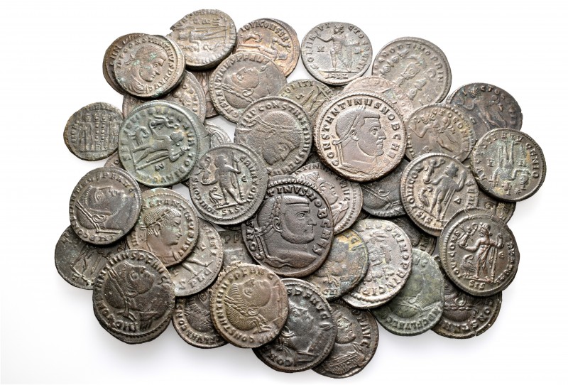 A lot containing 47 bronze coins. All: Constantine I. About very fine to good ve...