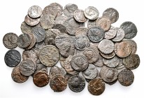 A lot containing 65 bronze coins. Includes: Constantine II, Constantinopolis and Helena. Very fine to extremely fine. LOT SOLD AS IS, NO RETURNS. 65 c...