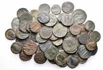 A lot containing 54 bronze coins. All: Constans. Very fine to extremely fine. LOT SOLD AS IS, NO RETURNS. 54 coins in lot.


From the old stock of ...