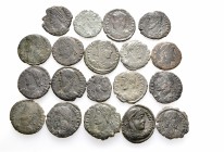 A lot containing 19 bronze coins. Includes: Jovian and Procopius. Fine to very fine. LOT SOLD AS IS, NO RETURNS. 19 coins in lot.


From the old st...