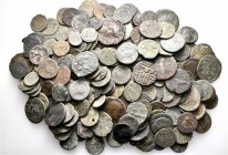 A lot containing 205 bronze coins. Includes: Greek, Roman Imperial, Byzantine. Fair to fine. LOT SOLD AS IS, NO RETURNS. 205 coins in lot.


From t...