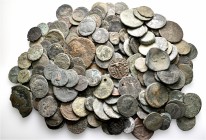 A lot containing 205 bronze coins. Includes: Greek, Roman Imperial, Byzantine. Fair to fine. LOT SOLD AS IS, NO RETURNS. 205 coins in lot.


From t...