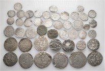 A lot containing 44 silver and 2 bronze coins. All: Islamic. About very fine to about extremely fine. LOT SOLD AS IS, NO RETURNS. 46 coins in lot.