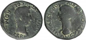 Celtiberian Coins
Lote 2 monedas As y Dupondio. 14-36 d.C. ÉPOCA DE TIBERIO. COLONIA RÓMULA (SEVILLA). 13,03 y 26,57 grs. AE. Pátina verde. AB-2014, 2...
