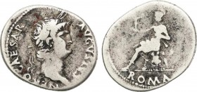 Roman Coins
Empire
Denario. Acuñada el 63-68 d.C. NERÓN. Anv.: NERO CAESAR AVGVSTVS. Cabeza laureada a derecha. Rev.: ROMA. Roma sentada a izquierda c...