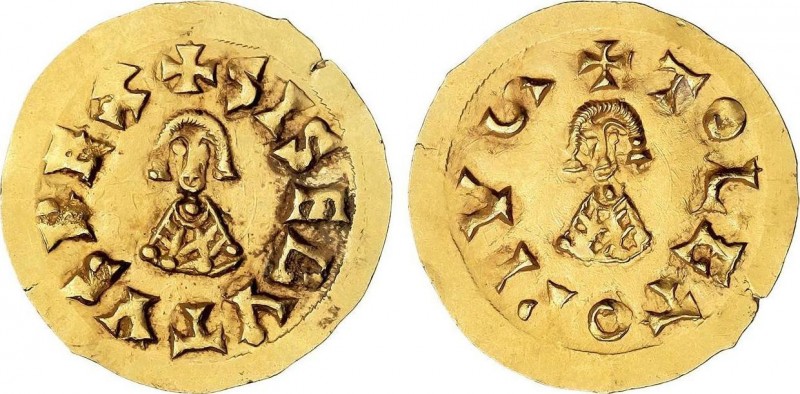 Visigothic Coins
Triente. SISEBUTO (612-621 d.C.). TOLETO (Carthaginensis). 1,43...