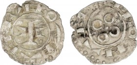 Medieval Coins
Catalonia - Aragon
Diner. SENYORIU DE MONTPELLER. 0,92 grs. Ve. Cru.VS-164. MBC. 