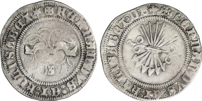 Spanish Monarchy
Ferdinand and Isabella
1/2 Real. BURGOS. 1,49 grs. MUY RARA. AC...