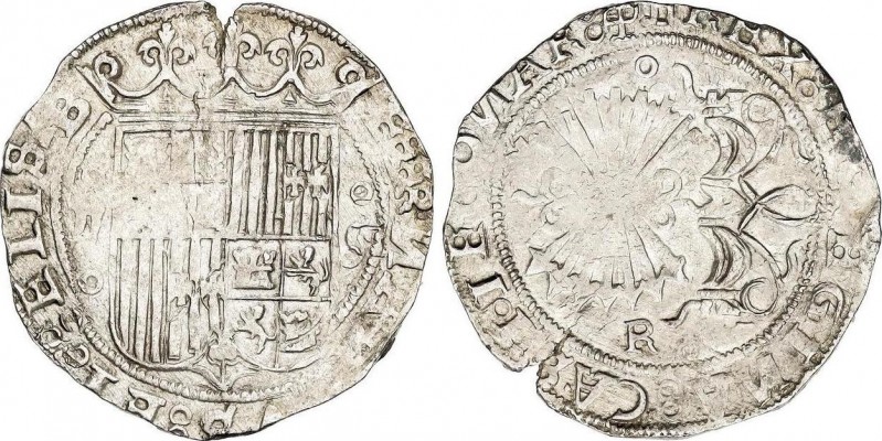 Spanish Monarchy
Ferdinand and Isabella
2 Reales. GRANADA. Anv.: II - Escudo - G...