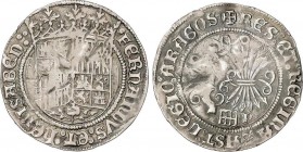 Spanish Monarchy
Ferdinand and Isabella
1 Real. SEGOVIA. Anv.: Sin marcas. Rev.: Acueducto y P gótica. 6 flechas. 3,32 grs. (Rayas). AC-381. (MBC). 