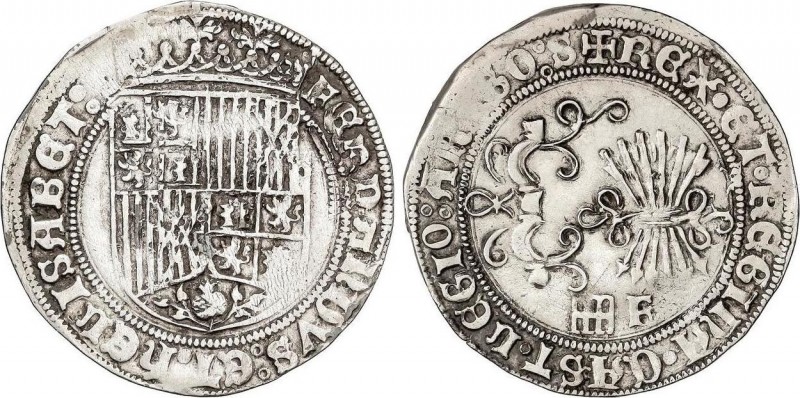 Spanish Monarchy
Ferdinand and Isabella
1 Real. SEGOVIA. Anv.: Sin marcas. Rev.:...