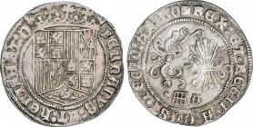 Spanish Monarchy
Ferdinand and Isabella
1 Real. SEGOVIA. Anv.: Sin marcas. Rev.: Acueducto y A gótica. 6 flechas. 3,34 grs. AC-393. EBC-. 