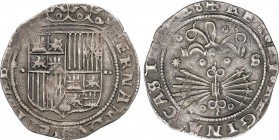 Spanish Monarchy
Ferdinand and Isabella
1 Real. SEVILLA. 3,30 grs. Ex colección Isabel de Trastámara. AC-418. MBC-/MBC. 