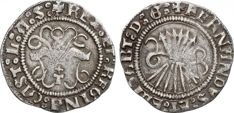 Spanish Monarchy
Ferdinand and Isabella
1/2 Real. TOLEDO. 1,59 grs. AC-284. MBC-...