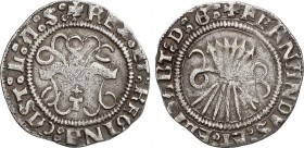 Spanish Monarchy
Ferdinand and Isabella
1/2 Real. TOLEDO. 1,59 grs. AC-284. MBC-. 