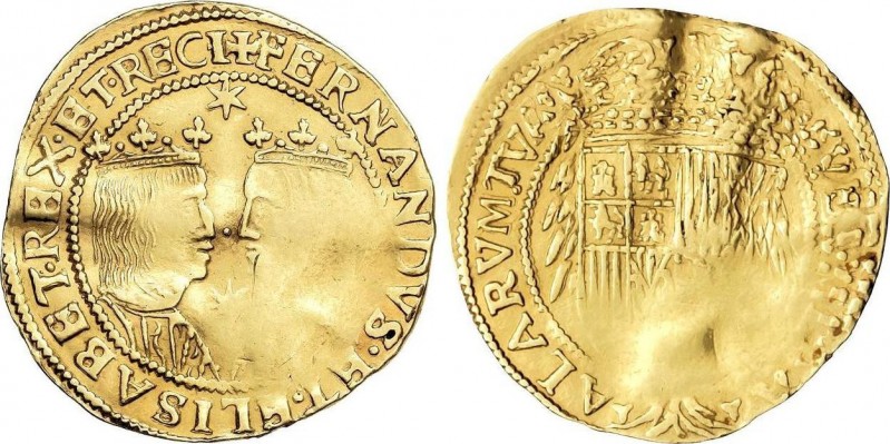 Spanish Monarchy
Philip II
Doble Principat. BARCELONA. Anv.: Final de leyenda: E...