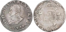 Spanish Monarchy
Philip II
1/2 Escudo (1/2 Filipsdaalder). 1594. AMBERES. BRABANTE. 17,02 grs. AR. Acuñación floja en parte. Pátina oscura. MUY ESCASO...