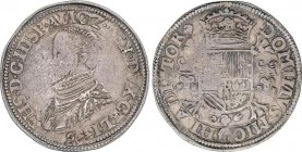 Spanish Monarchy
Philip II
Escudo Felipe. 1558. NIMEGA. Gueldres. 33,18 grs. AR. Pátina. (Acuñación algo floja). Vanhoudt-253.NIJ ; Vti-1178. (MBC). ...