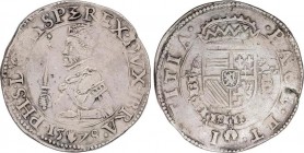 Spanish Monarchy
Philip II
Escudo (Statendaalder). 1578. AMBERES. BRABANTE. 29,57 grs. AR. Acuñación floja en parte (Leves golpecitos). Pátina. MUY ES...