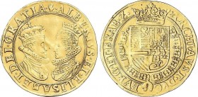 Spanish Monarchy
Albert and Isabella
Doble Ducado. S/F. AMBERES. BRABANTE. 6,92 grs. AU. Acuñación parcialmente floja. (Levísimas rayitas en anverso)....