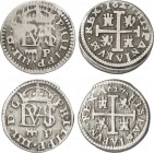 Spanish Monarchy
Philip IV
Lote 2 monedas 1/2 Real. 1607. SEGOVIA. P. Acueducto de 2 y 3 arcos. AC-620,621. BC+ a MBC. 