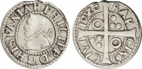 Spanish Monarchy
Philip IV
Croat. 1626. BARCELONA. 3,08 grs. (Pequeño defecto de acuñación en canto). ESCASA. AC-658. MBC+. 