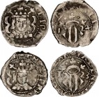 Spanish Monarchy
Philip IV
Lote 2 monedas Divuité. 1623 y 1624. VALENCIA. AC-812,813. MBC- y MBC. 