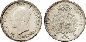 Alfonso XIII
50 Céntimos. 1926. Brillo original. SC. 