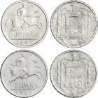 Estado Español
Lote 2 monedas 10 Céntimos. 1940 y 1941. Las dos, con PLUS con V. EBC. 