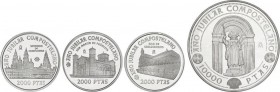 Juan Carlos I
Juan Carlos I
Serie 4 monedas 2.000 (3) y 10.000 Pesetas. 1999. AÑO JUBILAR COMPOSTELANO. AR. Catedral Santiago, Silo de Carlomagno, San...