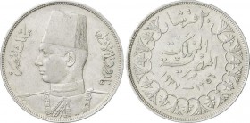 World Coins
Egypt
20 Piastras. 1356 AH-1957 dC. FUAD I. 27,95 grs. AR. ESCASA. KM-368. EBC-. 