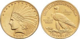 World Coins
United States of America
Reproducción 10 Dólares. (1932). 16,42 grs. AU/850. Tipo Indio. Fr-tipo 166. EBC+. 