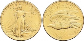 World Coins
United States of America
20 Dólares. 1908. FILADELFIA. 33,40 grs. AU. Saint Gaudens. Fr-185; KM-131. EBC-/EBC. 