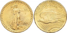 World Coins
United States of America
20 Dólares. 1911. FILADELFIA. 33,37 grs. AU. Saint Gaudens. Fr-185; KM-131. EBC. 