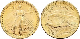 World Coins
United States of America
20 Dólares. 1912. FILADELFIA. 33,41 grs. AU. Saint Gaudens. Fr-185; KM-131. EBC. 