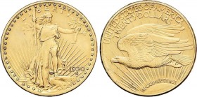 World Coins
United States of America
20 Dólares. 1920. FILADELFIA. 33,38 grs. AU. Saint Gaudens. (Pequeñas rayitas en anverso). Fr-185; KM-131. MBC+/E...