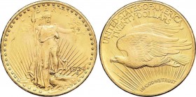 World Coins
United States of America
20 Dólares. 1924. FILADELFIA. 33,40 grs. AU. Saint Gaudens. Fr-185; KM-131. EBC. 