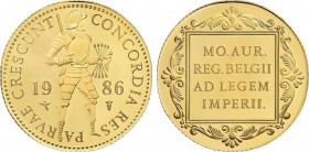 World Coins
Netherlands
Ducado. 1986. 3,49 grs. AU. En carterita original con certificado. Fr-355; KM-190.2. PROOF. 