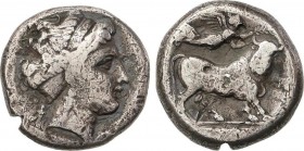 Lots and Collections
Ancient Greece
Lote 2 monedas AE 26 y Didracma. 340-241 y 148-118 a.C. MICIPSA. NUMIDIA y CAMPANIA. NEAPOLIS. 6,43 y 13,27 grs. A...