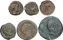Lots and Collections
Celtiberian Coins
Lote 28 monedas Cuadrante a As. BELIGIOM, BILBILIS,CARISA, CARMO, CARTEIA, CORDUBA, LAGINE,, MALACA, SALDUIE......