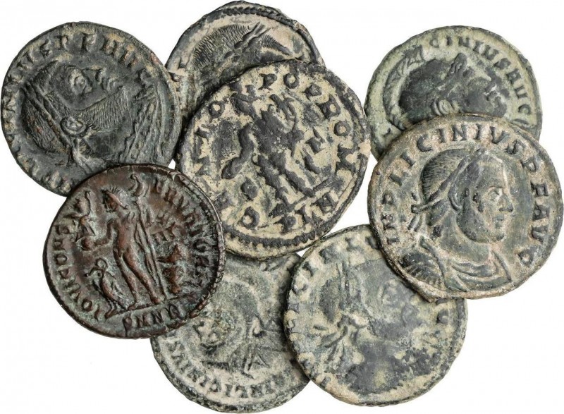 Lots and Collections
Roman Coins
Lote 16 monedas Pequeños Bronces. LICINIO I (8)...