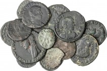 Lots and Collections
Roman Coins
Lote 16 Cobres. AE. Contiene un As de Claudio y piezas de módulo pequeño de diferentes emperadores del Bajo Imperio. ...