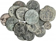 Lots and Collections
Roman Coins
Lote 19 monedas Pequeños Bronces. GRACIANO, VALENTINIANO II, TEODOSIO, ARCADIO, VARIAS IMITACIONES BÁRBARAS. A EXAMIN...