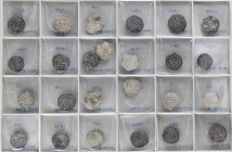 Lots and Collections
Al Andalus and Islamic Coins
Conjunto 25 monedas Dirham. AL-HAQEM II. MEDINA AZAHARA. AR. 353H tipo V-451; Miles-245b-d; 354H (5)...