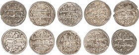 Lots and Collections
Al Andalus and Islamic Coins
Lote 10 monedas Quirate. ISHAQ BEN ALÍ. AR. Haz-1041; V-tipo 1896. MBC+. 