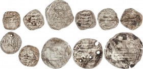 Lots and Collections
Al Andalus and Islamic Coins
Lote 11 monedas 1/2 (7) y 1 Dirham (4). YAHYA BIN MUHAMMAD, IBRAHIM BEN AL-QASSIM, AL-QASSIM BIN AHM...