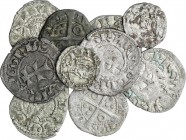 Lots and Collections
Medieval Coins
Lote 10 monedas Òbol (2), Diner (5) y Dinero (3). PERE III. BARCELONA (7) y ARAGÓN (3). Ve. A EXAMINAR. MBC- a MBC...