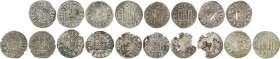 Lots and Collections
Medieval Coins
Lote 39 monedas Cornado (9), Blanca (10) y por clasificar. SANCHO IV, ENRIQUE III, JUAN II... Ve. Varias cecas. A ...