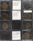 Lots and Collections
Spanish Monarchy
Lote 15 monedas 3 (8) y 6 Cuartos (7). 1810 a 1823. CATALUÑA. A EXAMINAR. BC a MBC+. 